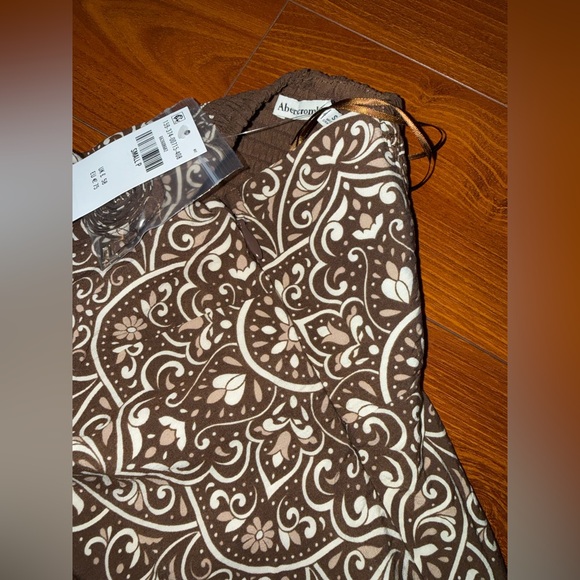 Abercrombie & Fitch Brown Dress with White Pattern - Picture 4 of 9